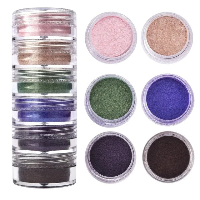 6-Color Mica Powder Set
