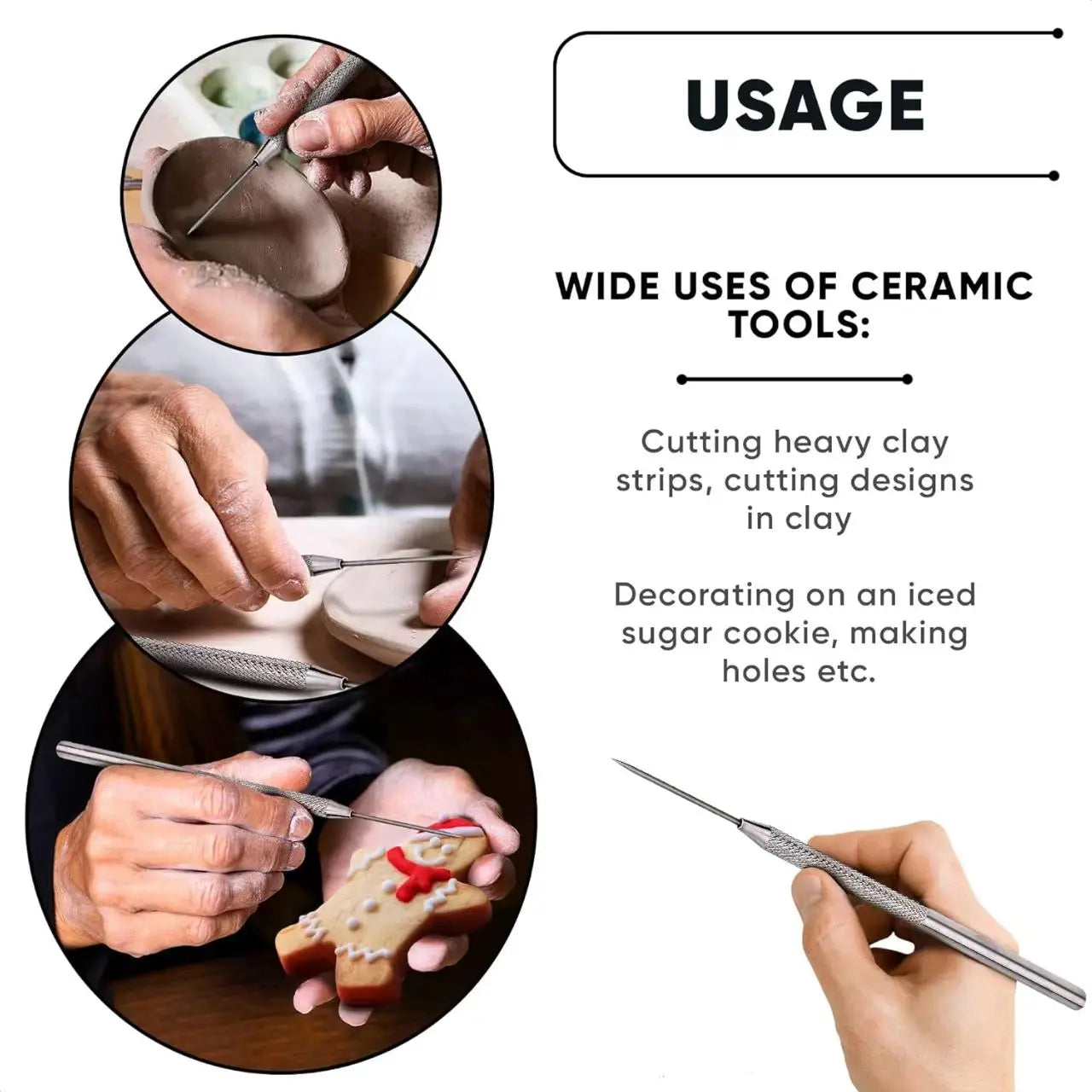 Pottery Clay Sculpting Tools Kit