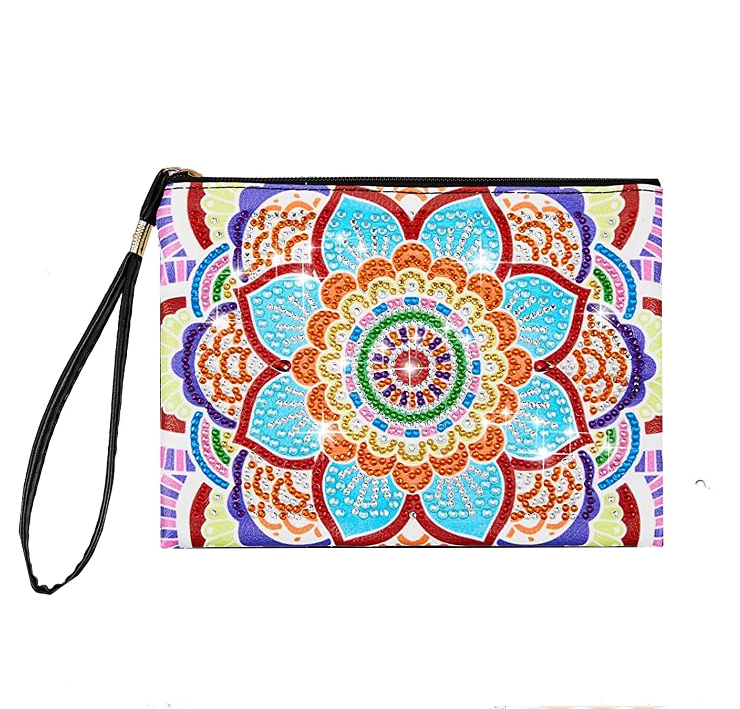 DIY Mandala Diamond Painting PU Leather Purse