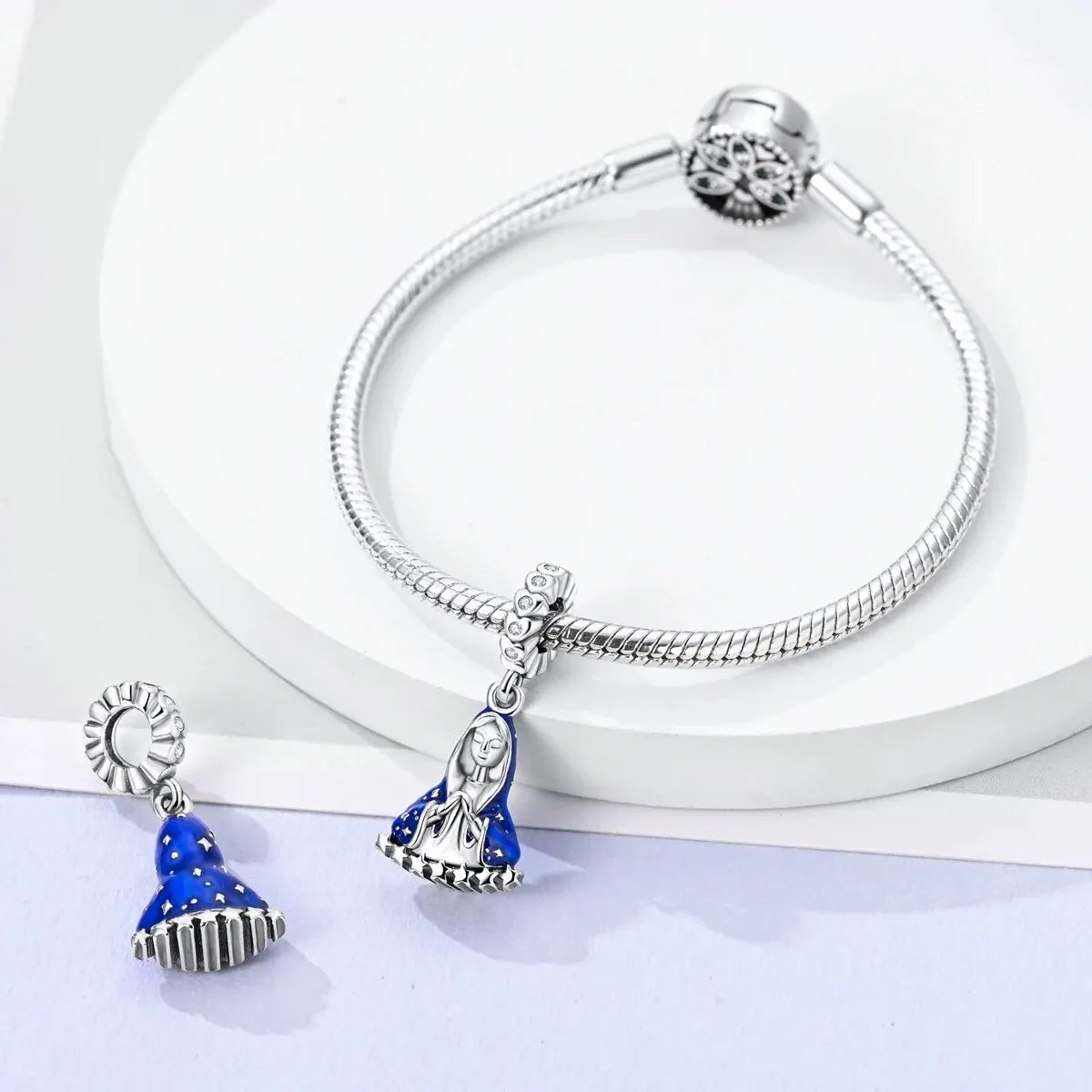 MULA 1PC Silver Plated Charms