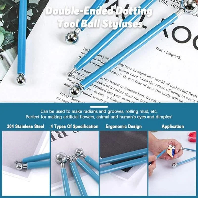 Pottery Clay Sculpting Tools Kit