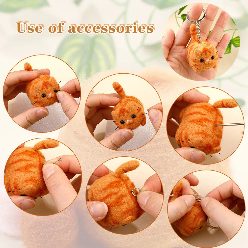 Dog & Cat Wool Needle Felting Kit