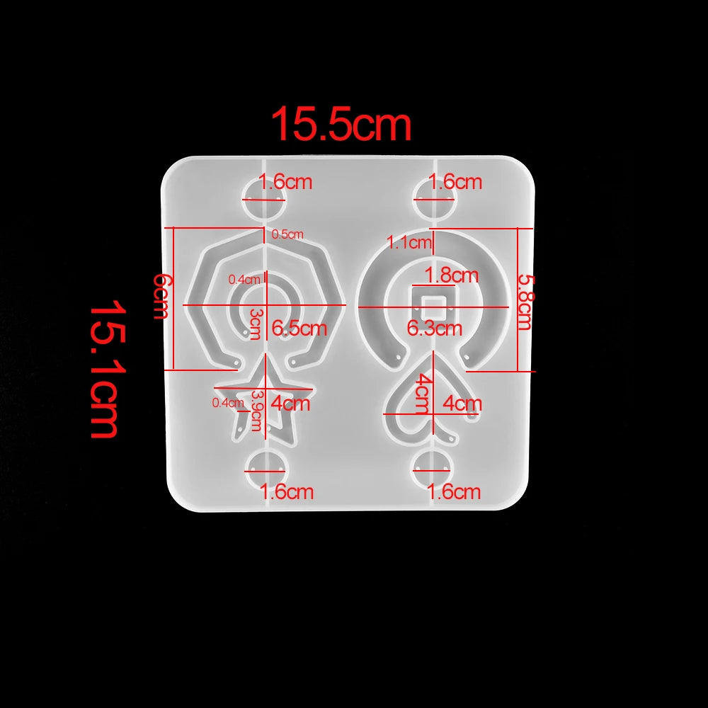 Earring & Pendant Silicone Mold