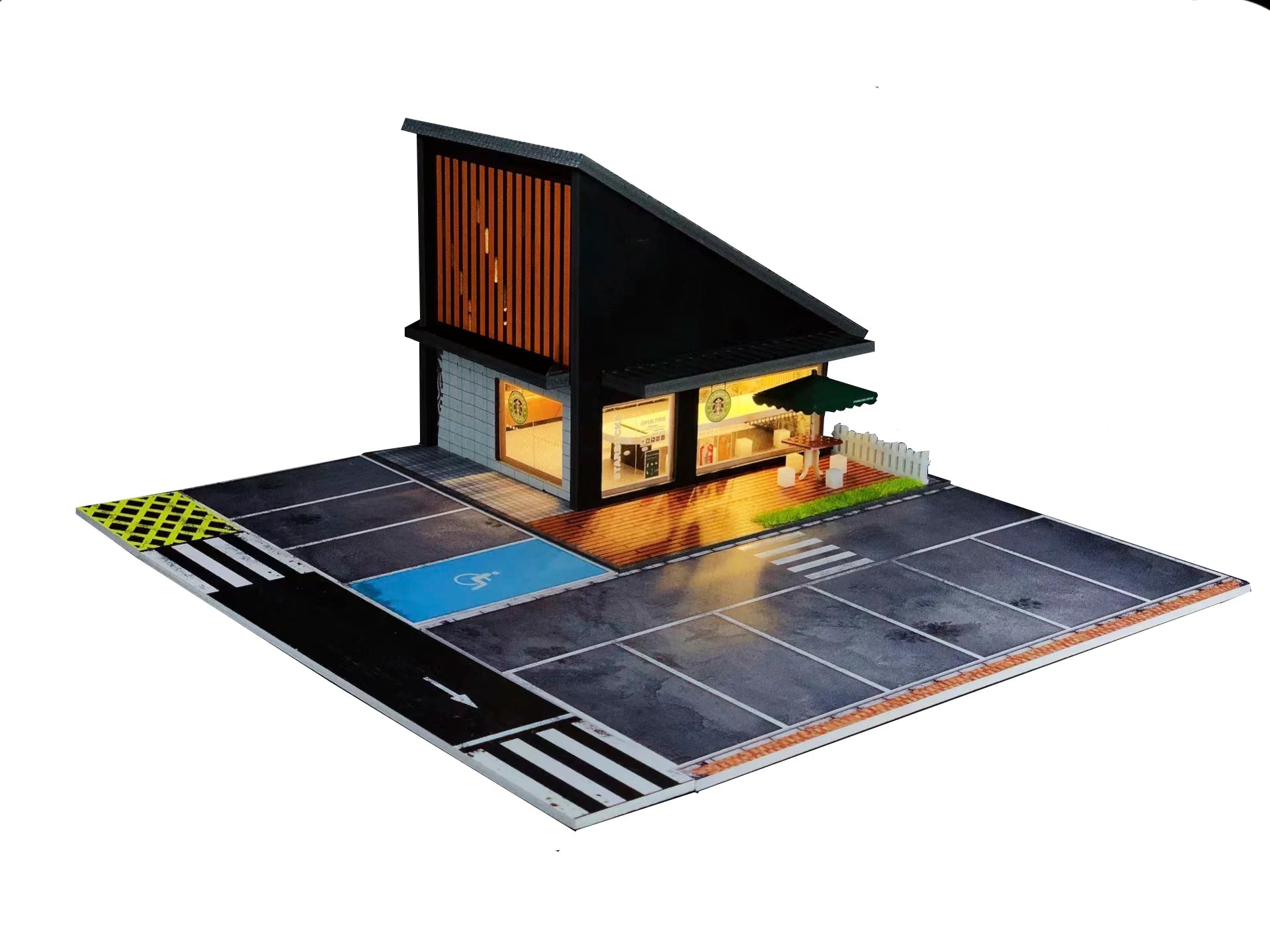 1:64 Scale Diorama Car Garage Model