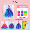 Puzzle Puncture Painting Card Set for Kids