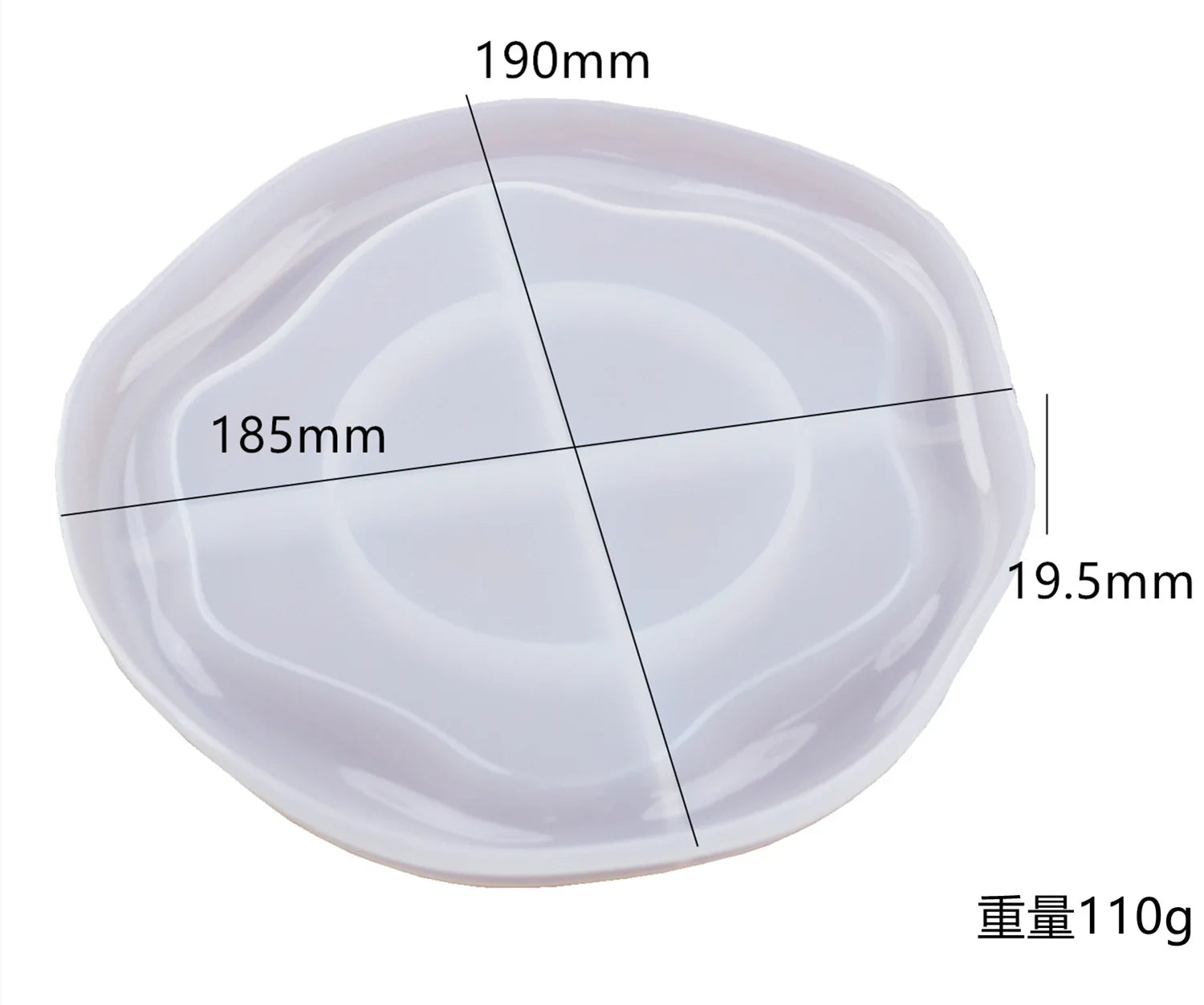 DIY Three-Layer Fruit & Tea Plate Silicone Mold