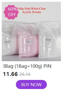 120ml EMA Acrylic Liquid & Pink Builder Powder Set