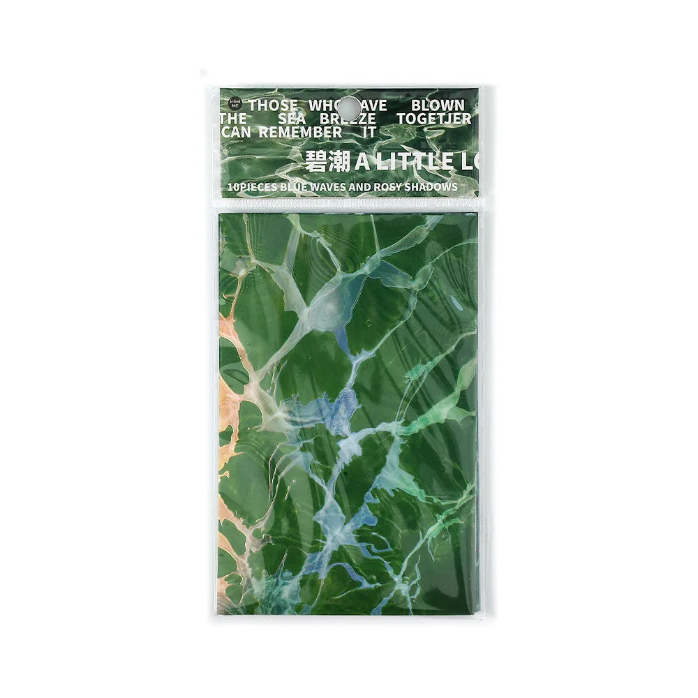 10pcs Wave Ripple Background Stickers