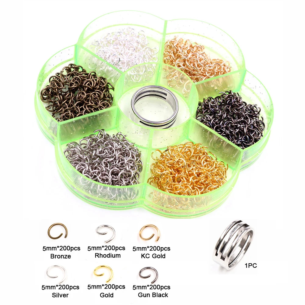 Jump Rings Set (3–10mm, 8 Colors) for Jewelry Making