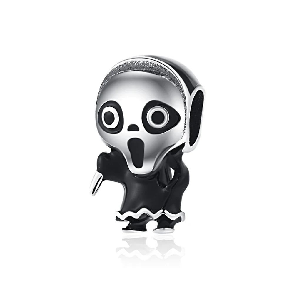 925 Sterling Silver Black Mysterious Charms