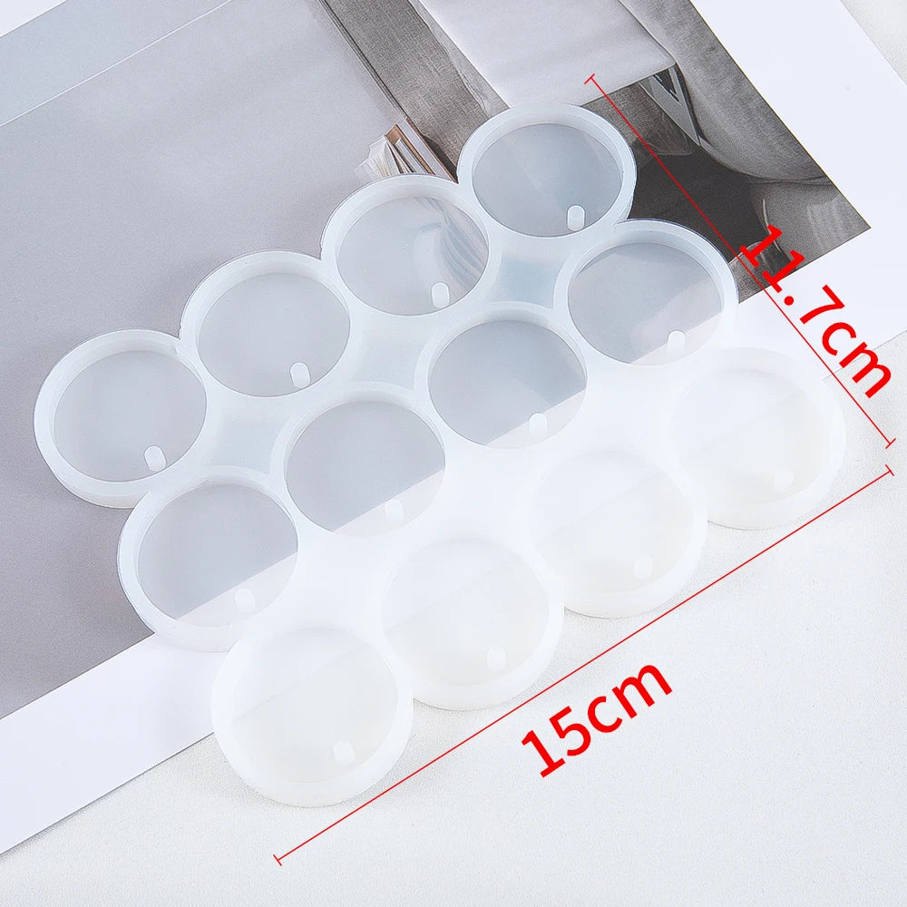 Round Oval Silicone Mold