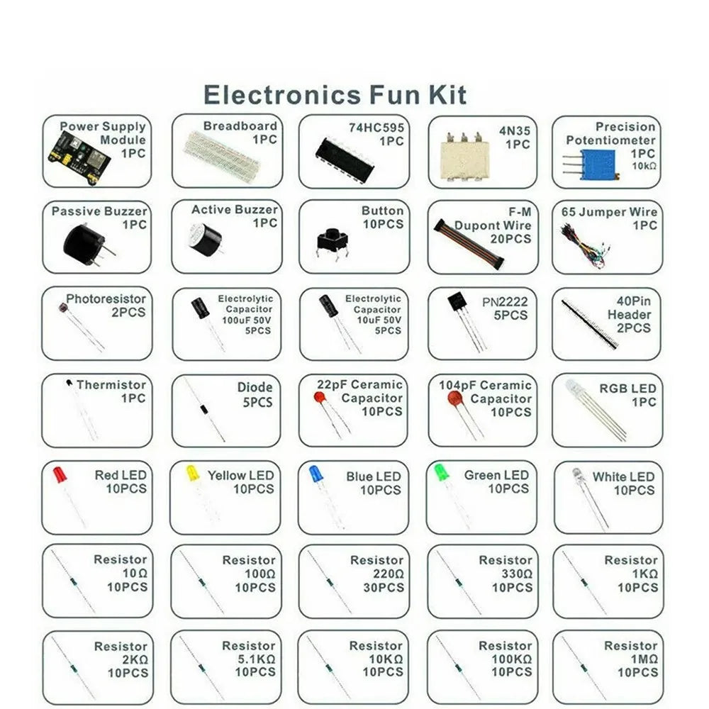 Arduino UNO R3 DIY Starter Kit with Breadboard