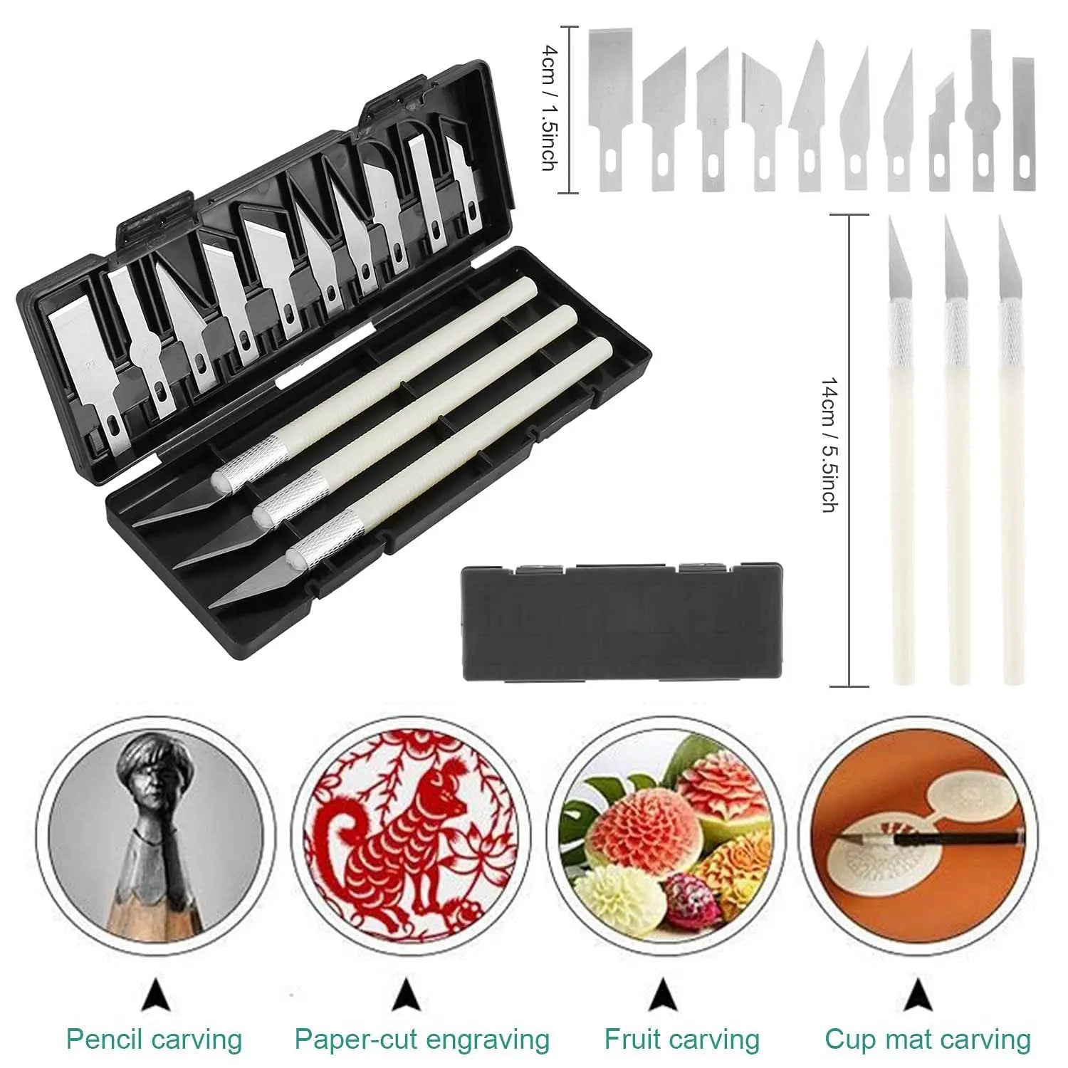 38pcs 3D Print Model Carving & Engraving Tool Kit