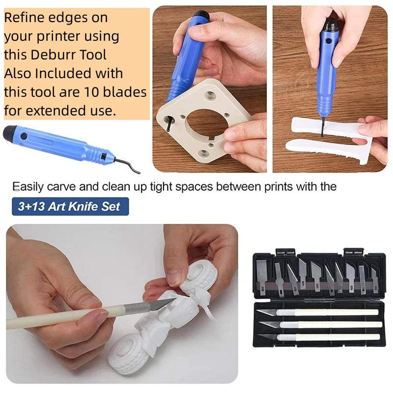 38pcs 3D Print Model Carving & Engraving Tool Kit