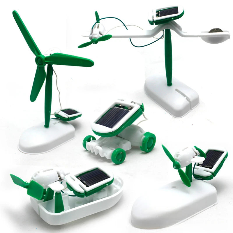 6-in-1 Solar Power Robot Kit