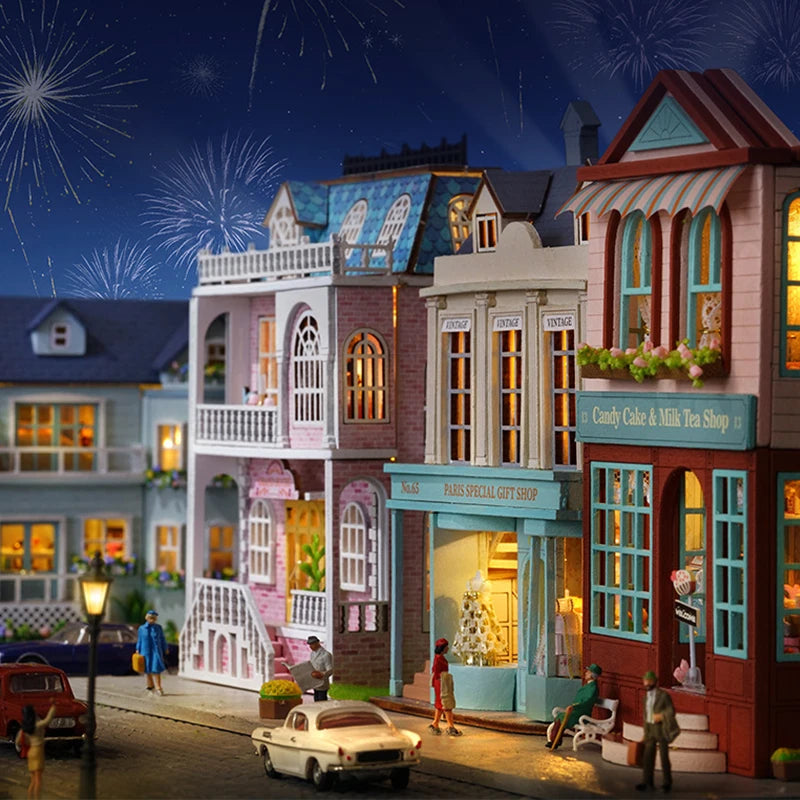 DIY Mini Wooden Dollhouse Kit