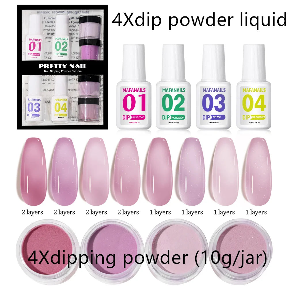 120ml EMA Acrylic Liquid & Pink Builder Powder Set
