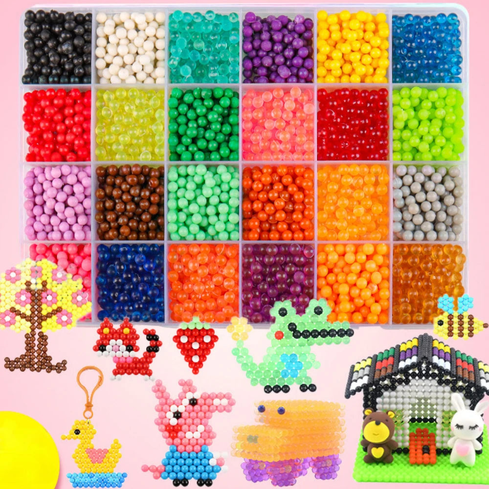 1000pcs Water Spray Magic Beads Craft Kit