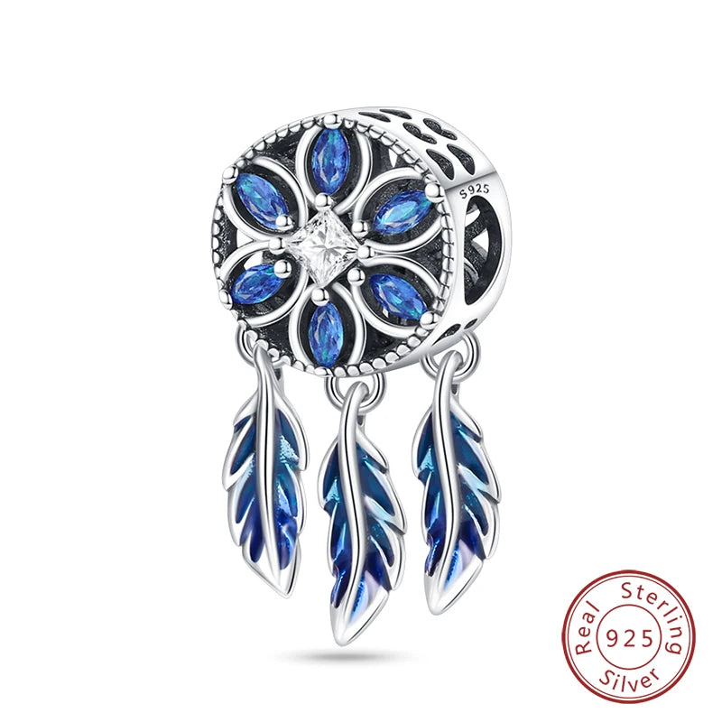 S925 Silver Luminous Firefly & Star Charms (3mm)