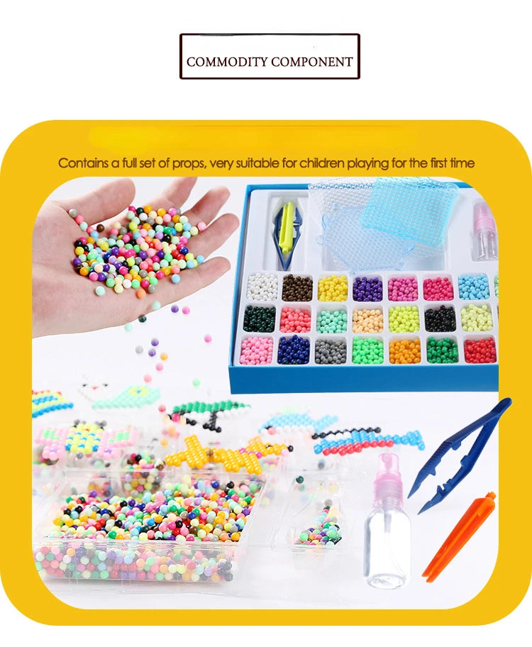 1000pcs Water Spray Magic Beads Craft Kit