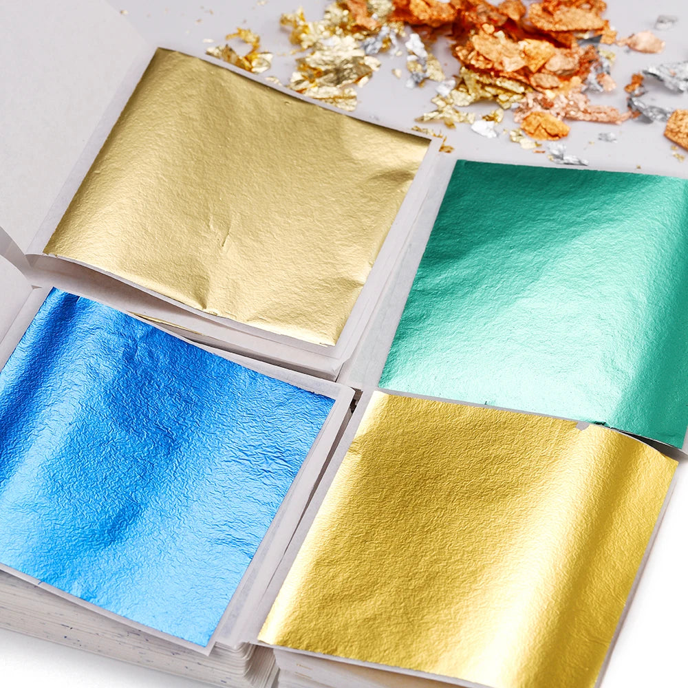 100–200 Sheets Imitation Gold Foil Paper