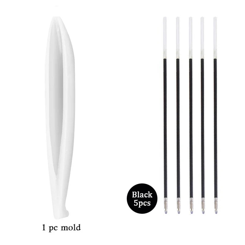 Transparent Pen Silicone Mold Set