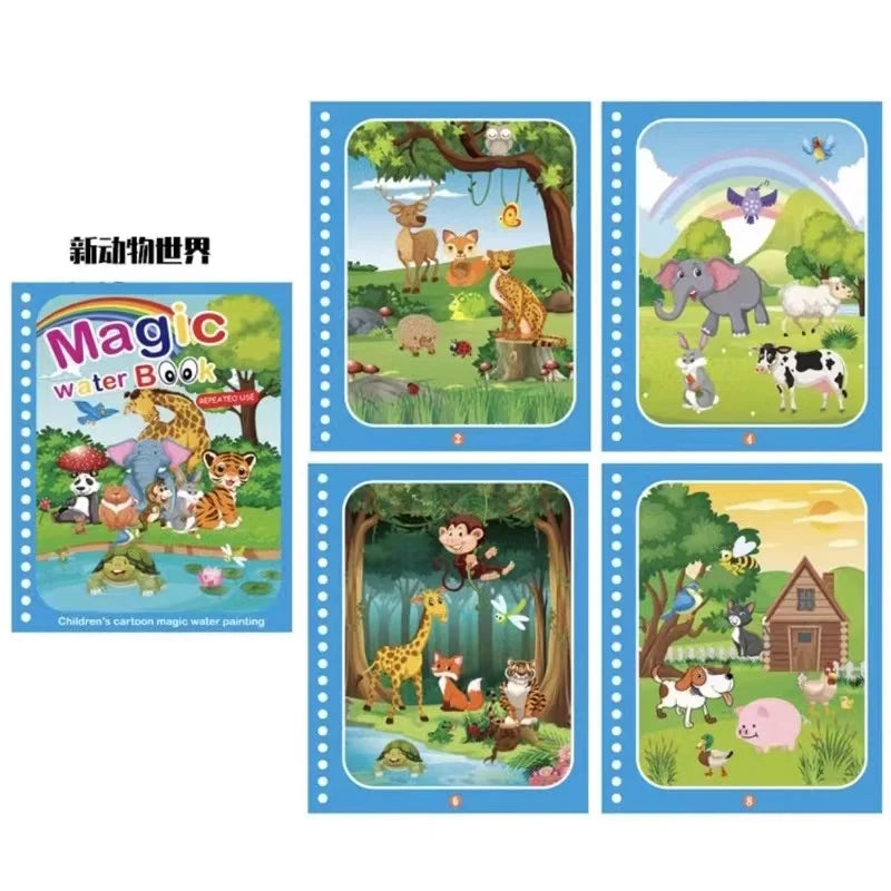 Kids Magic Water Drawing Book