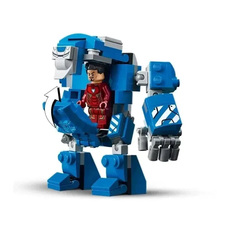 Marvel Avengers Iron Man Hall of Armour Building Blocks Set