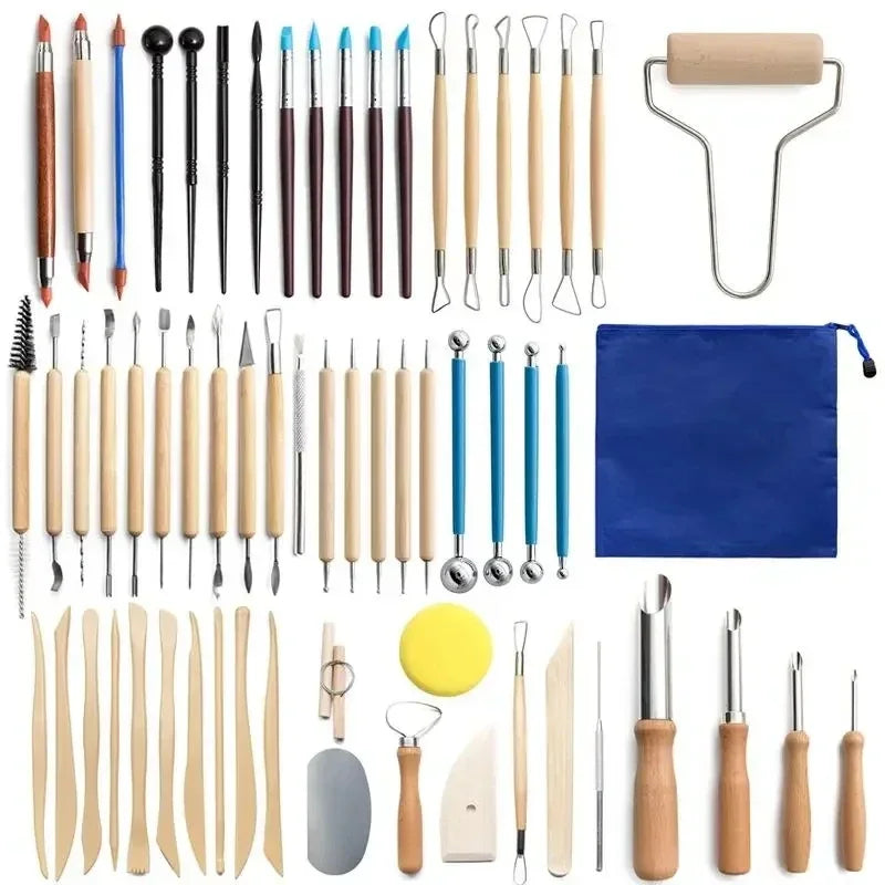Pottery Clay Sculpting Tools Kit