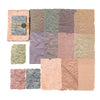 28pcs Vintage Relief Texture Scrapbook Paper Pack