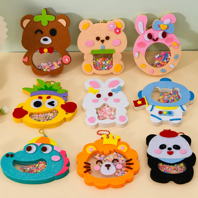 Cartoon Non-Woven Shake Pendant DIY Kit