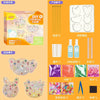 Kids DIY Crystal Glue Keychain Craft Kit – Fun Art Set for Kids, Birthday Gift