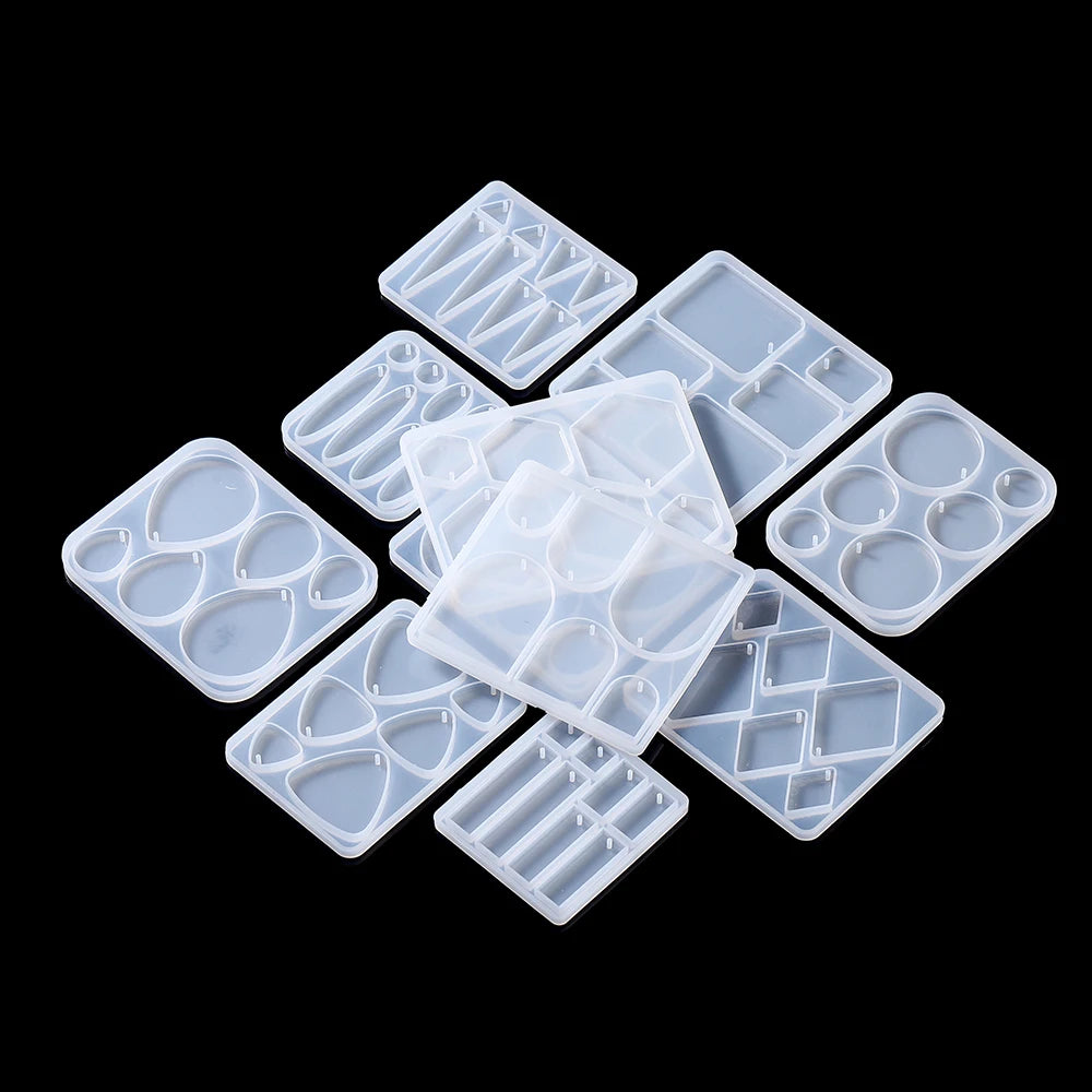 Geometric Silicone Mold for Earrings & Pendants