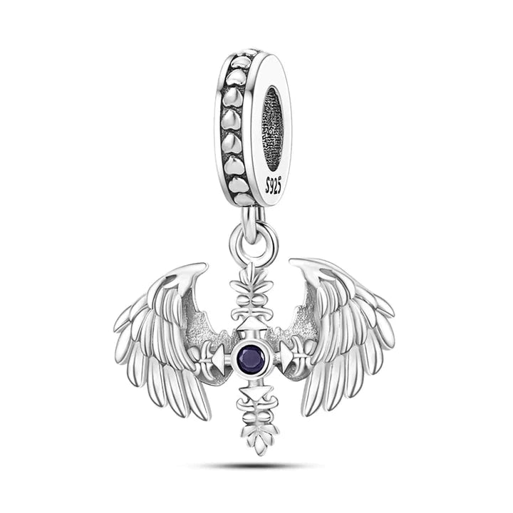 925 Sterling Silver Black Mysterious Charms