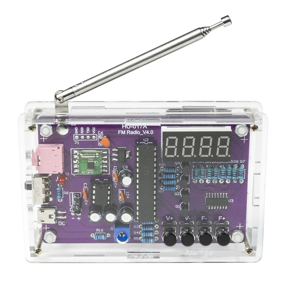 DIY FM Radio Kit with Digital Display (87–108MHz)
