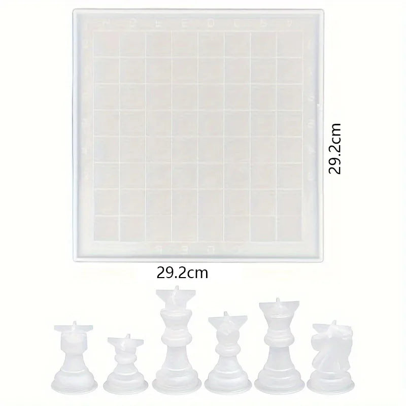 16pcs/7pcs 3D Silicone Chess Molds