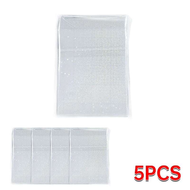 50 Sheets Sand Stars Holographic Sticker Paper