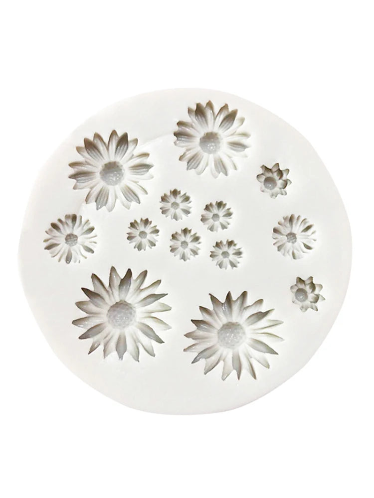 1PC Small Daisy Sunflower Silicone Mold
