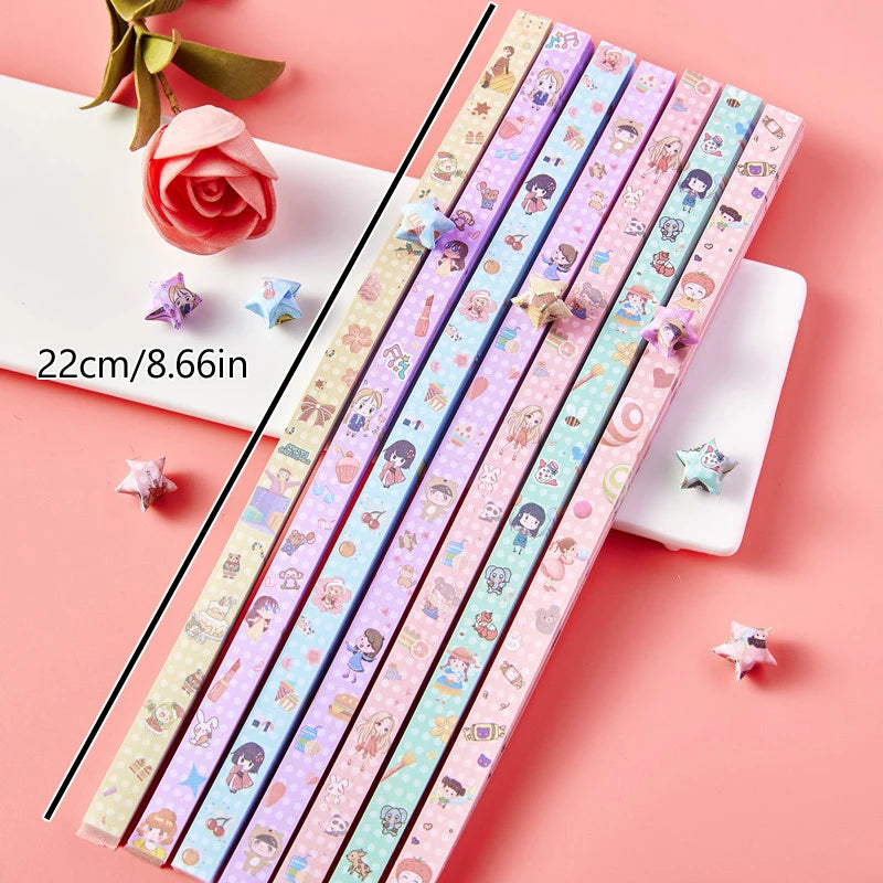 540 Sheets Lucky Star Origami Paper Strips