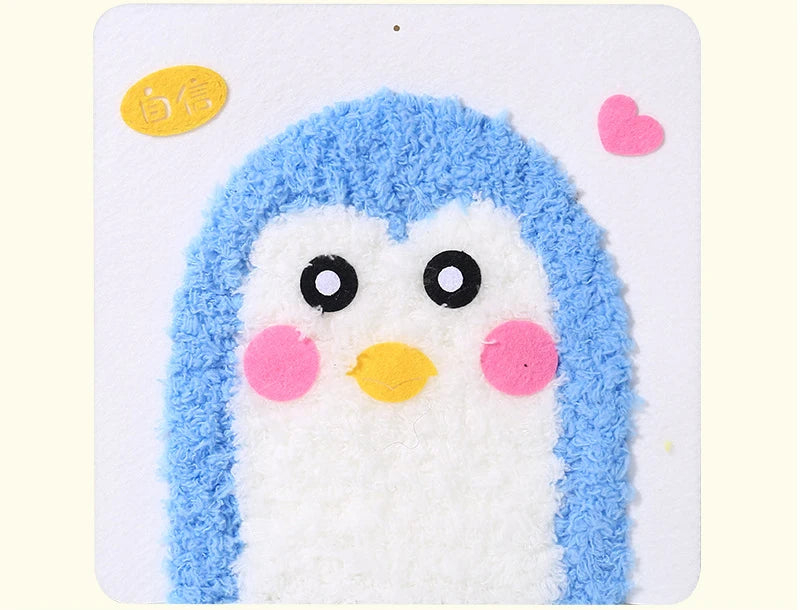 Cartoon Animal Punch Needle Embroidery Kit