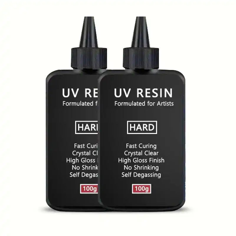 UV Resin 100g-300g with 5 Random Molds