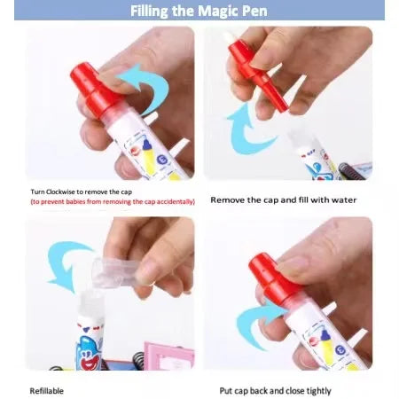 Kids Magic Water Drawing Book