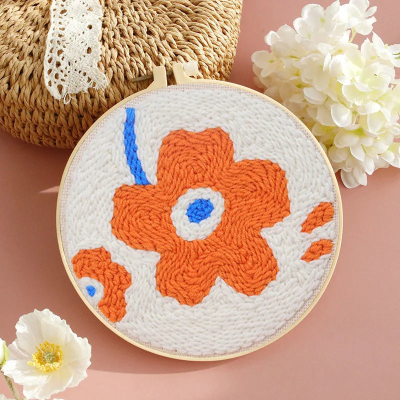 Sunflower DIY Punch Needle Embroidery Kit for Beginners