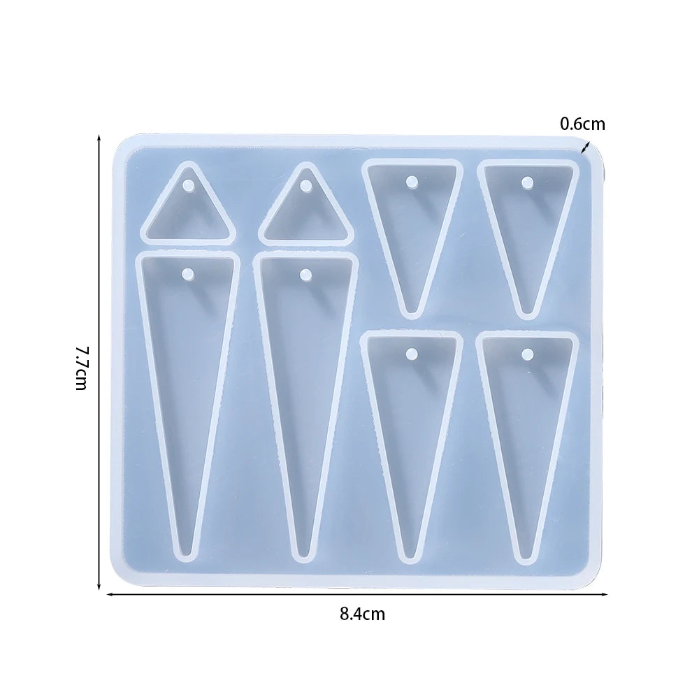 Geometric Silicone Mold for Earrings & Pendants