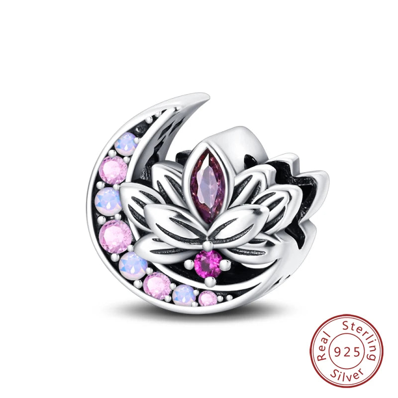 S925 Silver Luminous Firefly & Star Charms (3mm)