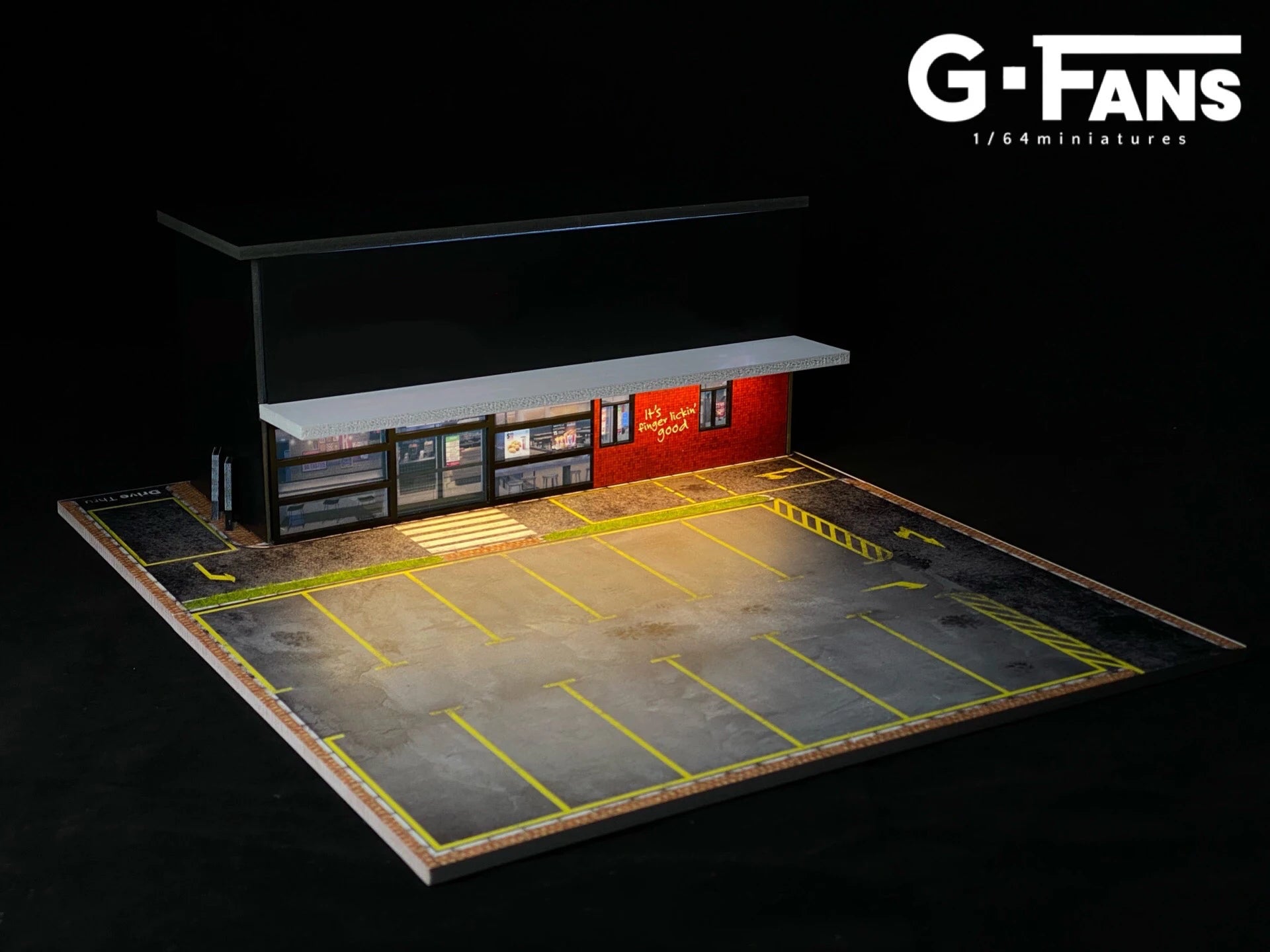 1:64 Scale Diorama Car Garage Model