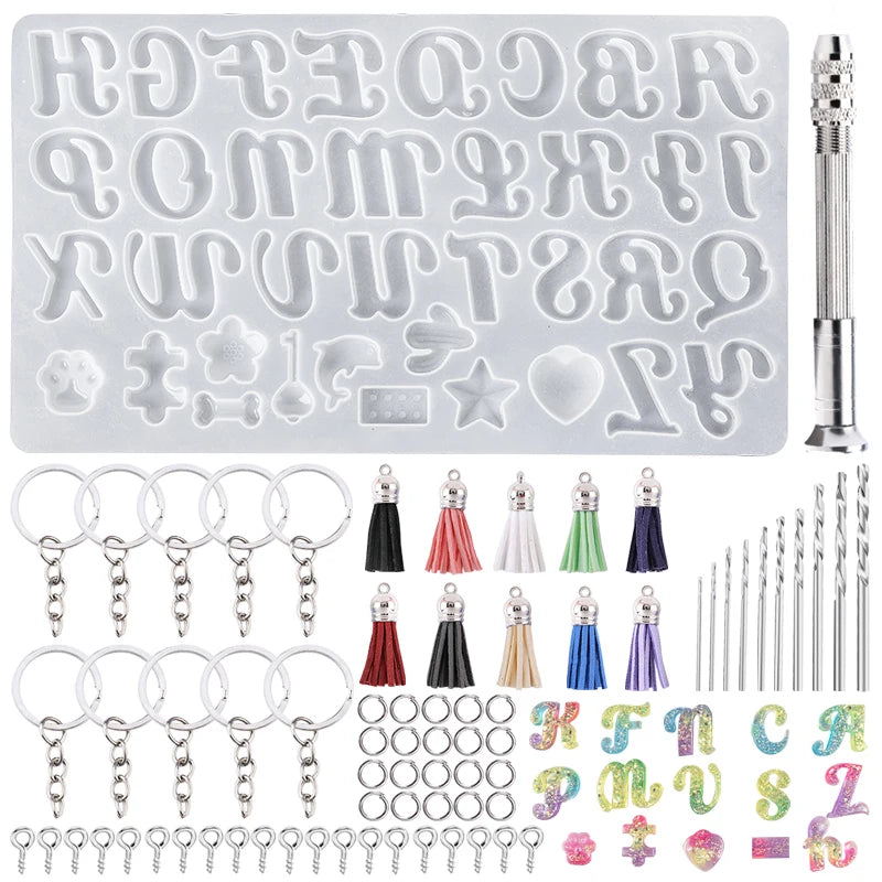 Alphabet Keychain Molds