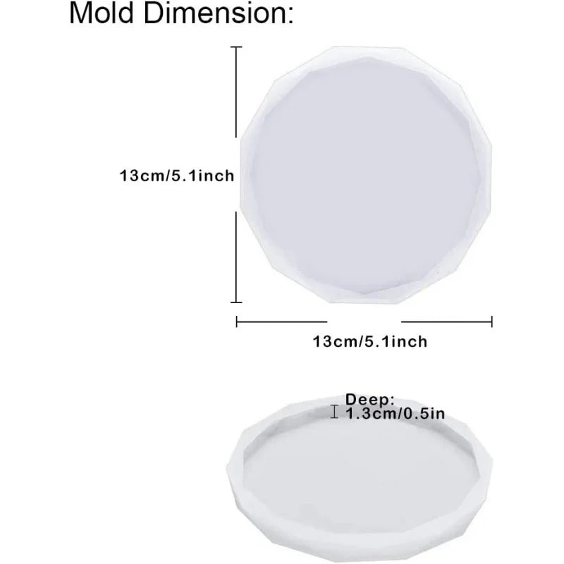 4-Pack Resin Coaster Molds