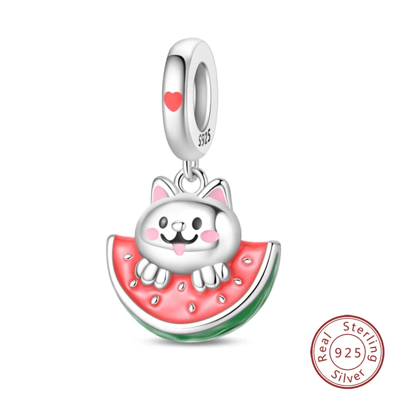 S925 Silver Luminous Firefly & Star Charms (3mm)