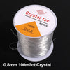 100m Crystal Elastic Beading Thread – Stretch Cord for DIY Jewelry Making, Bracelets & Necklaces (0.5–1mm Thickness)